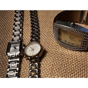Timex & Gramercy Quartz (2) & Coldwater Creek Fashion Watch--Lot of 3 Watches